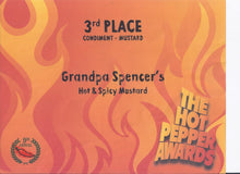 Load image into Gallery viewer, Grandpa Spencer's Hot and Spicy Mustard